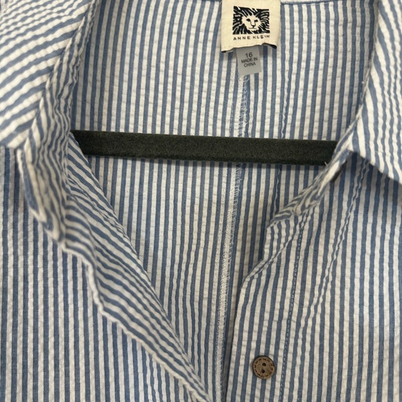 Ann Klein button down midi dress - Picture 3 of 5